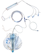 Dialy-Nate® Peritoneal Dialysis Set with Luer Connectors without Warming Coil (used with Baxter® Dialysate Bags). Model 4000537